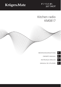 Instrukcja Krüger and Matz KM0817 Radio