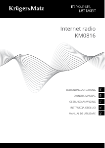Manual Krüger and Matz KM0816 Radio