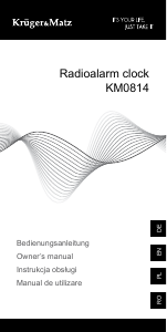Handleiding Krüger and Matz KM0814 Wekkerradio