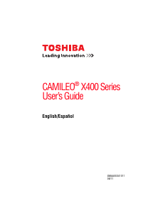 Handleiding Toshiba Camileo X400 Camcorder