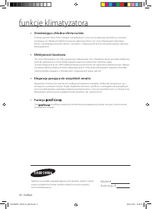 Instrukcja Samsung ND036QHXEA Klimatyzator
