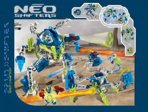 Handleiding Mega Bloks set 6337 Neo Shifters Split shifter