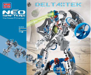 Vadovas Mega Bloks set 6303 Neo Shifters Dekta-Tek