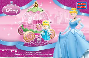 Handleiding Mega Bloks set 7612 Disney Princess Cinderellas carriage