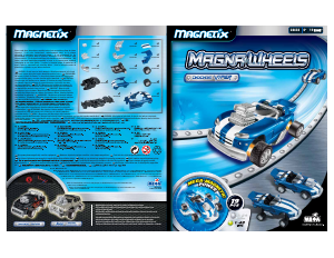 Handleiding Mega Bloks set 28438 Magnetix Magna-Wheels Dodge Viper