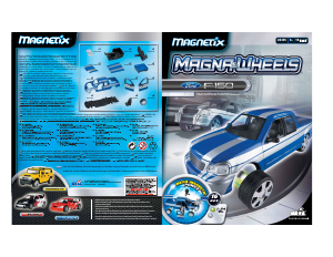 Handleiding Mega Bloks set 28335 Magnetix Magna-Wheels Ford 150