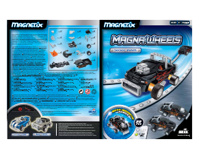 Handleiding Mega Bloks set 28439 Magnetix Magna-Wheels Dodge Ram