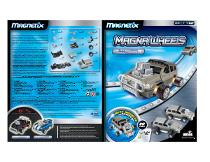Handleiding Mega Bloks set 28441 Magnetix Magna-Wheels Jeep Grand Cherokee