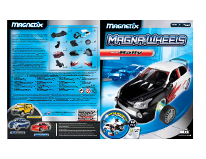Handleiding Mega Bloks set 28339 Magnetix Magna-Wheels Rally