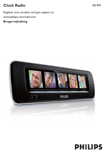 Brugsanvisning Philips AJL305 Radio-vækkeure