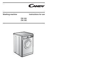 Handleiding Candy CN 120T UK Wasmachine