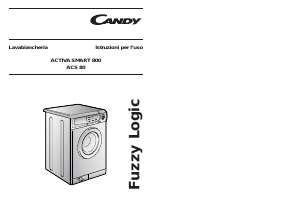Manuale Candy ACS80.6SY Lavatrice