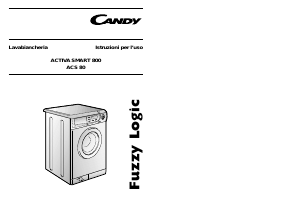 Manuale Candy ACS80IT Lavatrice