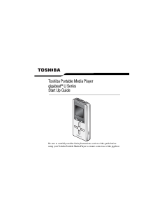 Manual Toshiba MEU202-BK Gigabeat Mp3 Player