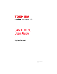 Handleiding Toshiba Camileo H30 Camcorder