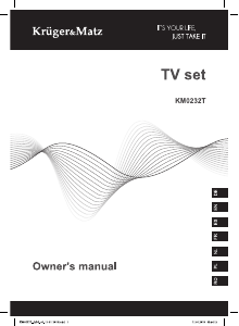 Manual Krüger and Matz KM0232T LED Television