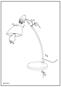 Bruksanvisning Eglo 7059 Lampa