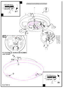 Bruksanvisning Eglo 7185 Lampa