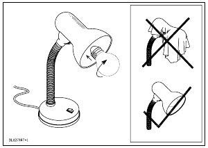 Bruksanvisning Eglo 9228 Lampa