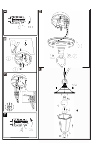 Bruksanvisning Eglo 22471 Lampa