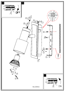 Bruksanvisning Eglo 30832 Lampa