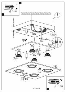 Bruksanvisning Eglo 30931 Lampa