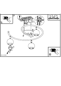 Bruksanvisning Eglo 31003 Lampa