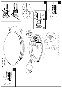 Bruksanvisning Eglo 31016 Lampa