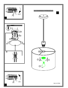 Bruksanvisning Eglo 31601 Lampa