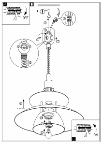 Bruksanvisning Eglo 31666 Lampa