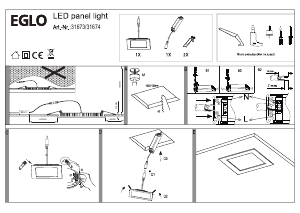 Bruksanvisning Eglo 31673 Lampa