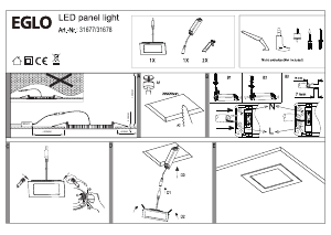 Bruksanvisning Eglo 31678 Lampa