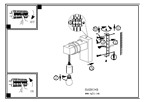 Bruksanvisning Eglo 32917 Lampa