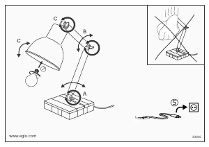 Bruksanvisning Eglo 33006 Lampa