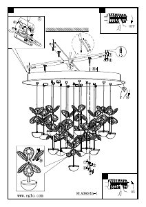 Bruksanvisning Eglo 39245 Lampa