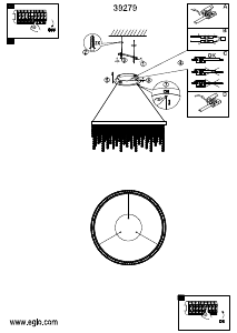 Bruksanvisning Eglo 39279 Lampa