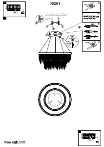 Bruksanvisning Eglo 39281 Lampa