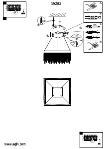 Bruksanvisning Eglo 39282 Lampa