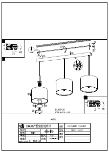 Bruksanvisning Eglo 39353 Lampa