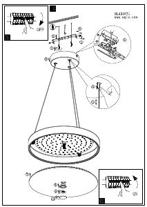 Bruksanvisning Eglo 39571 Lampa