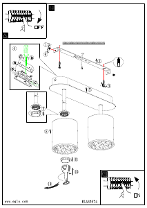 説明書 Eglo 39574 ランプ