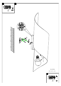 Bruksanvisning Eglo 39654 Lampa