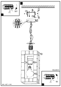 Bruksanvisning Eglo 43015 Lampa