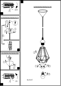 Bruksanvisning Eglo 43021 Lampa