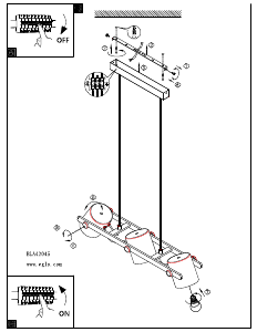 説明書 Eglo 43045 ランプ