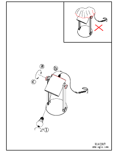 説明書 Eglo 43047 ランプ