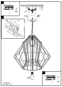 Bruksanvisning Eglo 43056 Lampa