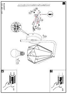 Bruksanvisning Eglo 43057 Lampa