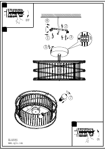 Bruksanvisning Eglo 43091 Lampa