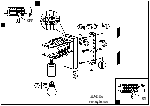 説明書 Eglo 43152 ランプ